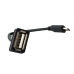Перехідник USB/microUSB OTG 14 см чорний
