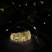 Світлодіодна гірлянда-нитка мідний дріт 100 LED Роса на батарейках 10 м жовтий