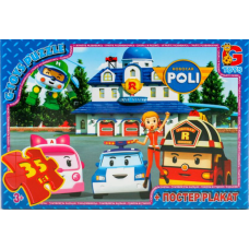 Пазлы из серии "Робокар Полли", 35 элементов, GP-RR067445 new