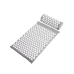 Масажний ортопедичний килимок Медика Acupressure Mat 65 х 41 см з подушкою сірий