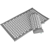 Масажний ортопедичний килимок Медика Acupressure Mat 65 х 41 см з подушкою сірий