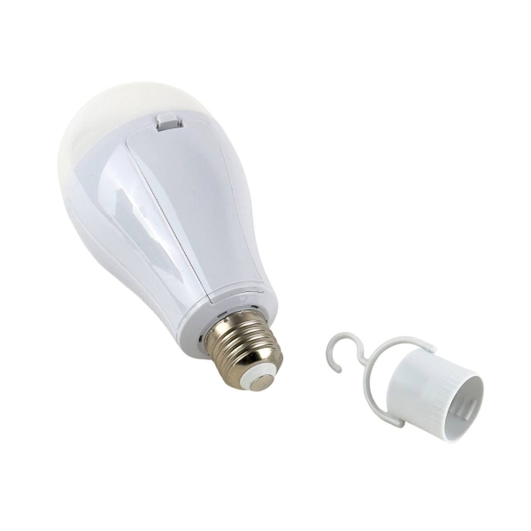 Лампа світлодіодна LED Е27 20W 7300K 1400Lm акумуляторна холодний