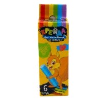 Крейда кольорова 6 шт MK-4708 кругла 6 кольорів