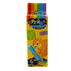 Крейда кольорова 6 шт MK-4708 кругла 6 кольорів