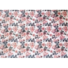 / Папір пакувальний 80 грам, 52 * 75см, 50 шт в ОРР. Троянди маленькі