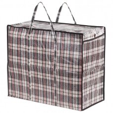 / Сумка-баул №5 унісекс, тканинна посилена, картата, клітинка