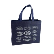Сумка-шопер унісекс Premium 31 х 32 х 8 см текстиль синій