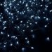 Світлодіодна гірлянда-бахрома чорний дріт 320 LED Euro Led конус 7 м 8 режимів білий