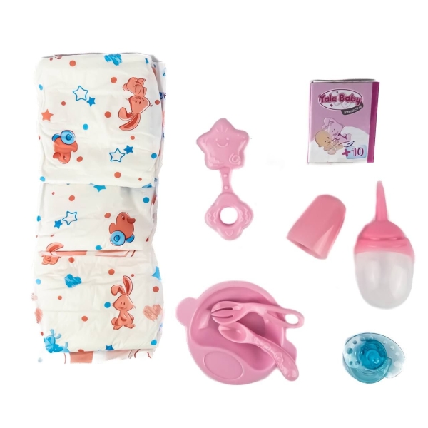 Аксесуари для ляльок Yala Baby 8в1 рожевий