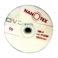 / Компакт-диск DVD+R Nanotex 4,7Gb 16x bulk (50)