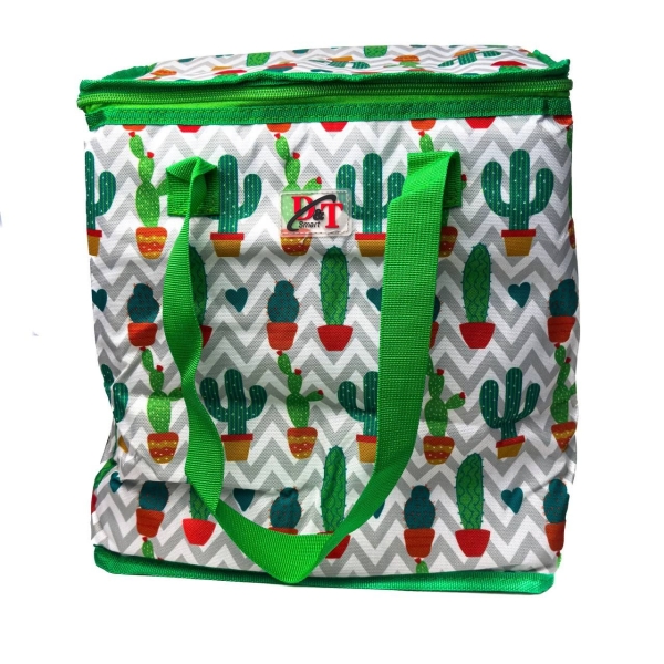 Термосумка Smart DT-4243 Кактус 22 л білий з зеленим