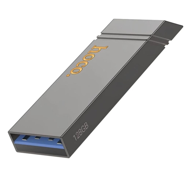 Флеш пам'ять USB 128 GB Hoco UD13 Clever USB 3.2 сірий