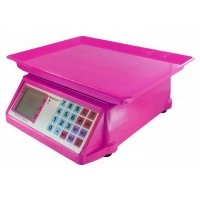 Ваги торговельні електронні до 50 кг Nokosonik NK-4017 точність 5 г рожевий