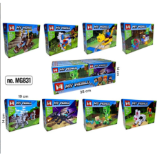 КОНСТРУКТОР MINECRAFT MG831 64+ ДЕТАЛІ new