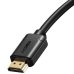Кабель HDMI/HDMI 2 м Baseus Adapter Cable чорний Кабель HDMI/HDMI 2 м Baseus Adapter Cable чорний