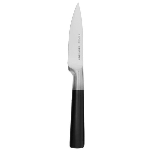 Ніж кухонний для овочів 8.8 см Ringel RG-11011-1 Elegance нержавіюча сталь сріблястий з чорним