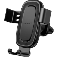 Тримач для гаджетів на дефлектор Borofone BH129 Follower пластик чорний