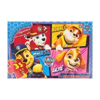 Пазли класичні 35 елементів G-Toys PW08905 Щенячий патруль з постером