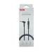 Перехідник 3.5 мм AUX F/3.5 мм AUX М 1 м XO NB-R272 Elbow чорний