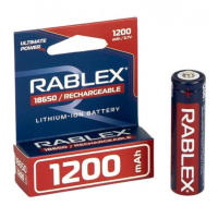 Акумулятор 18650 RABLEX 001797 без захисту 1200 mah літій-іонний