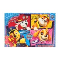 Пазли класичні 35 елементів G-Toys PW08905 Щенячий патруль з постером