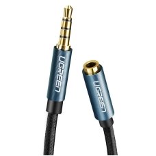 Аудіокабель UGREEN AV118 3.5mm Male to 3.5mm Female Extension Braid 1m Black new