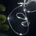 Світлодіодна гірлянда-стрічка прозорий дріт 400 LED Magic Lights крапля 50 м 8 режимів білий Світлодіодна гірлянда-стрічка прозорий дріт 400 LED Magic Lights крапля 50 м 8 режимів білий
