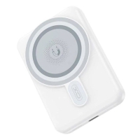 Універсальна мобільна батарея 10000 mAh XO PR264 Magnetic 20 W повербанк білий