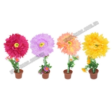 / Ручка квіточка в горщику, півонія