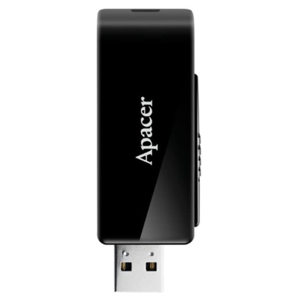 Флеш пам'ять USB 128 GВ Apacer AH350 USB 3.2 Gen1 чорний