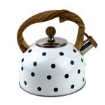 Чайник для плити Empire EM-7718 Ера нержавіюча сталь 2.5 л білий