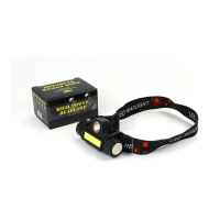Ліхтар налобний світлодіодний Bailong BL-8101 акумуляторний чорний