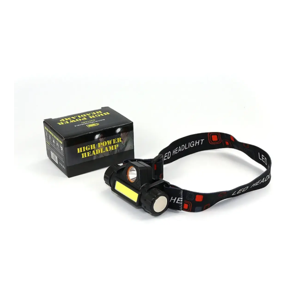 Ліхтар налобний світлодіодний Bailong BL-8101 акумуляторний чорний