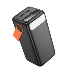 Універсальна мобільна батарея 50000 mAh BOROFONE BJ66A Magnifico 22.5 W повербанк з дисплеєм чорний