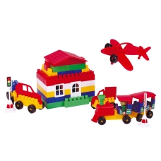 Конструктор пластиковий Technok Toys 0519 Building Blocks 130 деталі