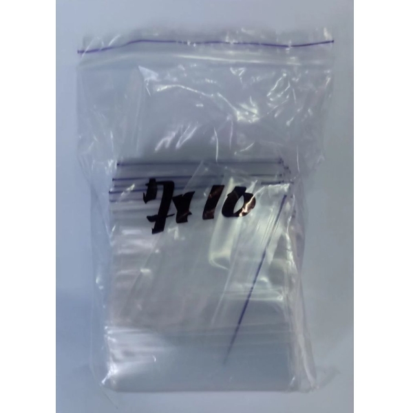 / Пакет струна Zip-Lock, із застібкою, 7x10см, 100 шт/уп, прозорий