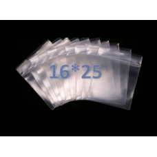 / Пакет-струна Zip-Lock, із застібкою 16x25см, 100 шт/уп, прозорий