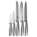 Набір ножів з підставкою 5 штук Magio MG-1094 нержавіюча сталь сріблястий