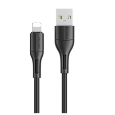 Кабель USB/Apple Lightning 1 м Usams US-SJ500 U68 2 А чорний