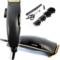 Машинка для стрижки волосся Gemei GM-806 4 насадки чорний