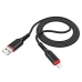 Кабель USB/Apple Lightning 1 м Hoco X59 2.4 А чорний