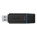 Флеш пам'ять USB 128 GВ Kingston Exodia G2 USB 3.2 DT чорний
