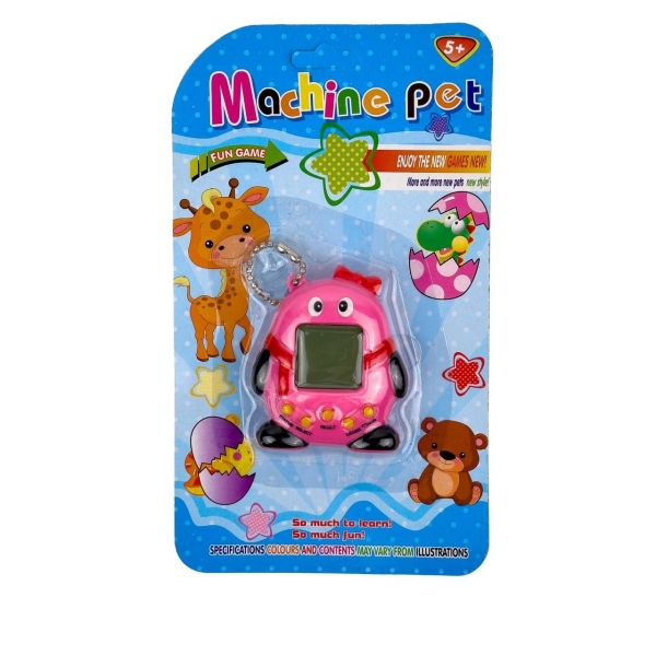 Інтерактивна іграшка Тамагочі 168-144 зі звуковими ефектами 5.5 см рожевий