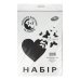 Набір картон та папір А4 6 шт Колорит НЧКП-3/3 чорний