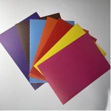 / Картон цветной А4 9л с тиснением