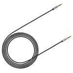 Аудіокабель Baseus M30 3.5mm male to 3.5mm male, nylon braid, 1.5m Silver+Black new