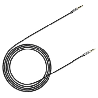 Аудіокабель Baseus M30 3.5mm male to 3.5mm male, nylon braid, 1.5m Silver+Black new