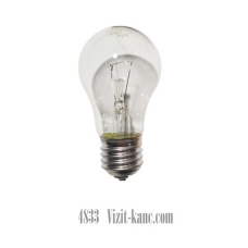 / Лампа розжарювання Іскра R27 60 WT Кулька ГОФРА