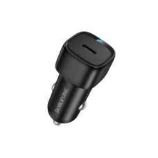 Автомобільний зарядний пристрій USB BOROFONE BZ34A Cloud 20 W чорний