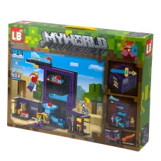 Конструктор Minecraft LB1198 My World 477 деталей